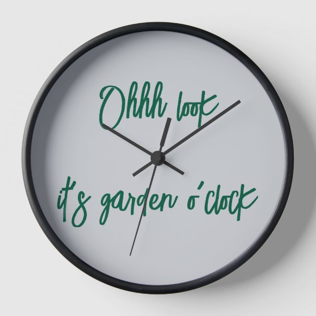 Gardener's Wall Clock  (Front)
