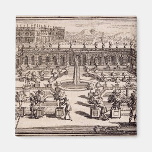 Gardeners working in an orange garden, from 'Le Pa Magnet