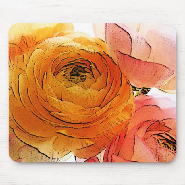 Gardenia Mouse Pad (Front)