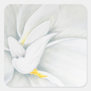 Gardenia Square Sticker