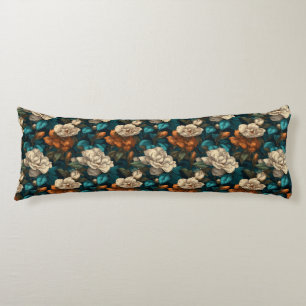 Gardenias Bouquet Beach House Decor Floral Floor Body Cushion