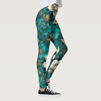 Gardenias Flower Athletic Gardenias Fantasy Gifts Leggings