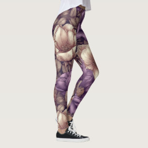 Gardenias Flower Weightlifting Gardenias Petal Leggings