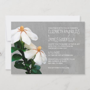 Gardenias Wedding Invitations