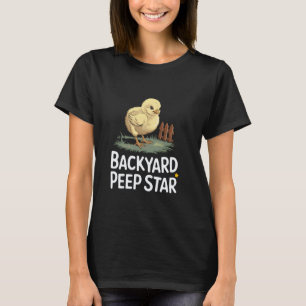 Gardening 4\Adorable Baby Chicks in Backyards Coop T-Shirt