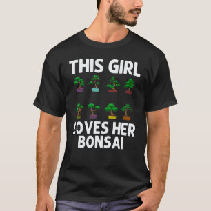 Gardening 4\Cool Bonsai Tree For Girls Kid Plant L T-Shirt