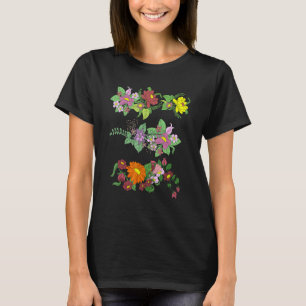 Gardening 4\Flower Blossoms Gardening Floral Beaut T-Shirt