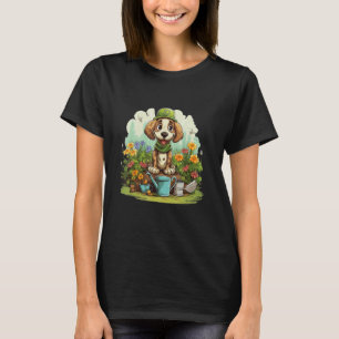 Gardening 4\Happy gardening Dog Time for Garten Ho T-Shirt