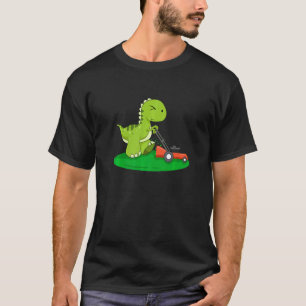 Gardening 4\Lawn Care Mower Dinosaur Landscape Gar T-Shirt