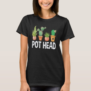 Gardening 4\Plant And Gardener Pot Head Succulen T-Shirt