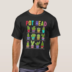 Gardening 4\Plant  And Gardener Pot Head Succulent T-Shirt