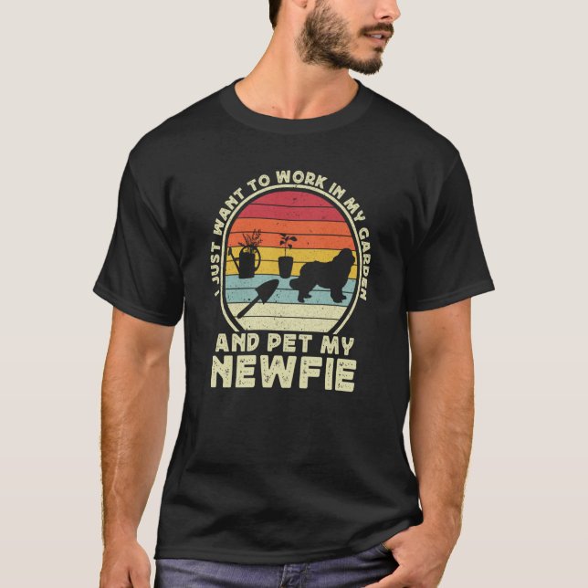 Gardening And Newfie For Men Women Newfoundland Do T-Shirt (Front)