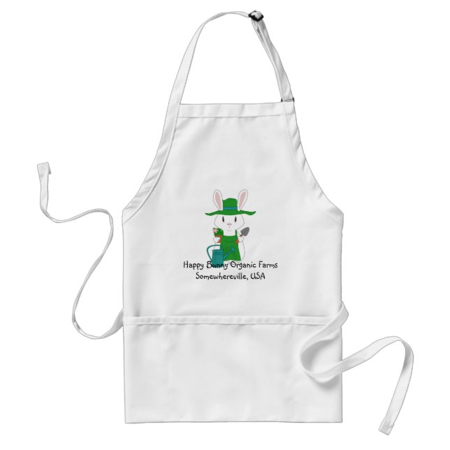 Gardening Bunny Apron (Front)