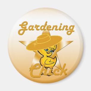 Gardening Chick #10 Magnet