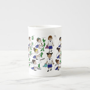 Gardening Class Bone China Mug