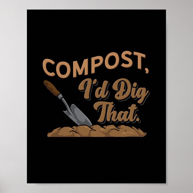 Gardening Compost Poster (Front)