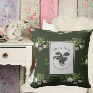 Gardening Cute Green Plant Mum Quote Gardener Gift Cushion