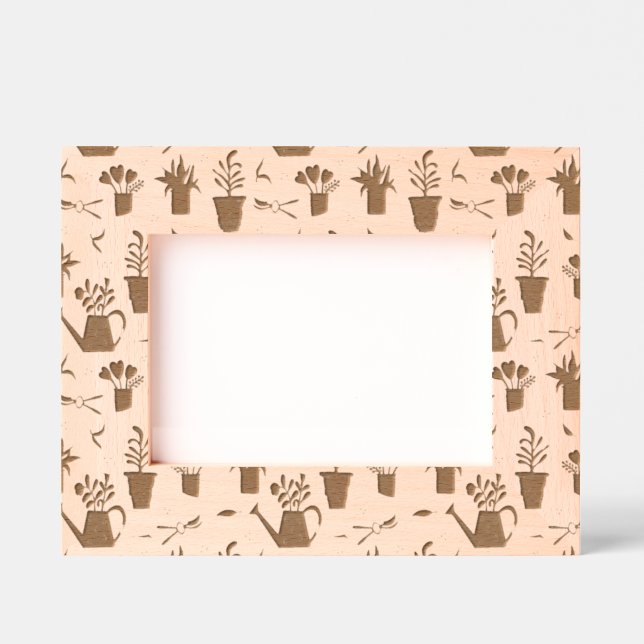Gardening Design Etched Frames (Front)