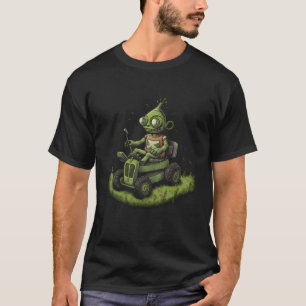 Gardening Design For Lawn Mower And Grass Mowing T-Shirt