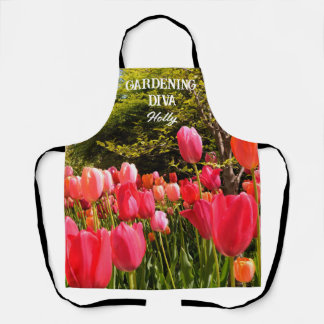 Gardening Diva All-Over Print Apron