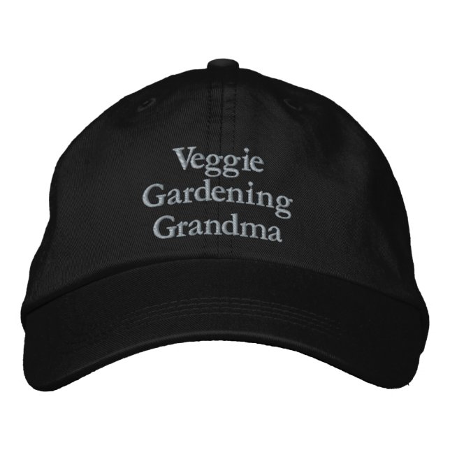 Gardening Embroidered Baseball Hat (Front)