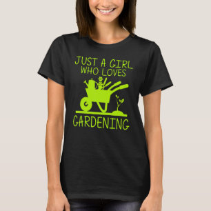 Gardening For Girls Kids Gardener Plant Garden T-Shirt