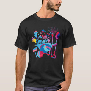 Gardening garden gardening Colourful Graphic T-Shirt