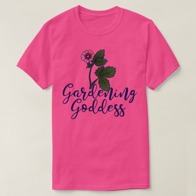 Gardening Goddess T-Shirt (Design Front)