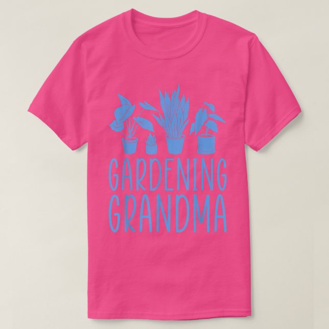 Gardening Grandma Shirt Flower Garden Grandma T-Sh (Design Front)