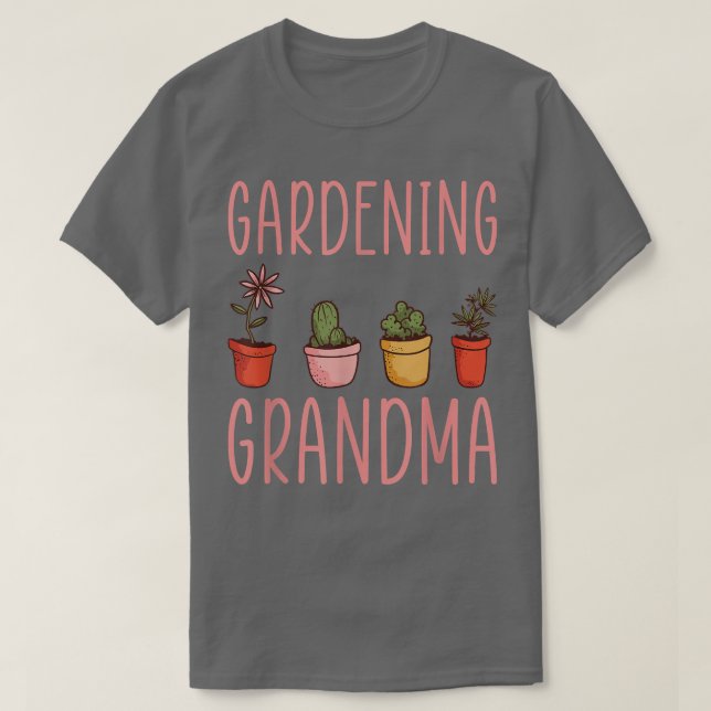 Gardening Grandma Shirt Flower Garden Grandma T-Sh (Design Front)