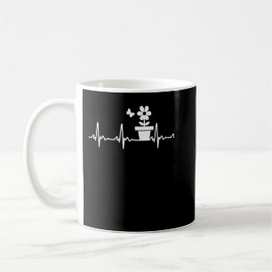 Gardening Heartbeat I Love Garden Plants Coffee Mug