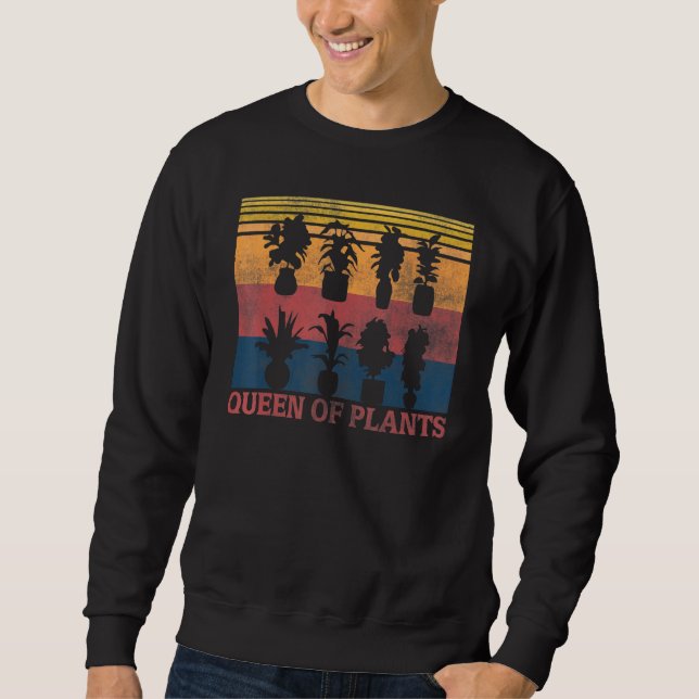 Gardening Houseplants Landscaping Gardener Plant W Sweatshirt (Front)