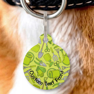 Gardening Icons Pet Tag