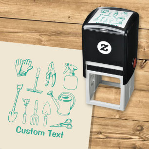 Gardening Icons Self-inking Stamp