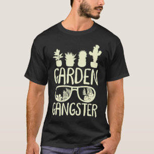 gardening is my therapy garden gangster pot plants T-Shirt