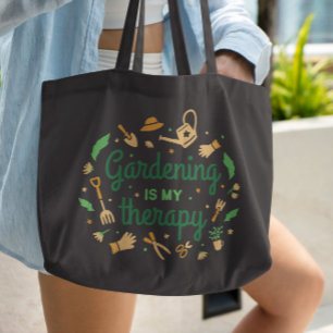 Gardening Is My Therapy Tote Bag