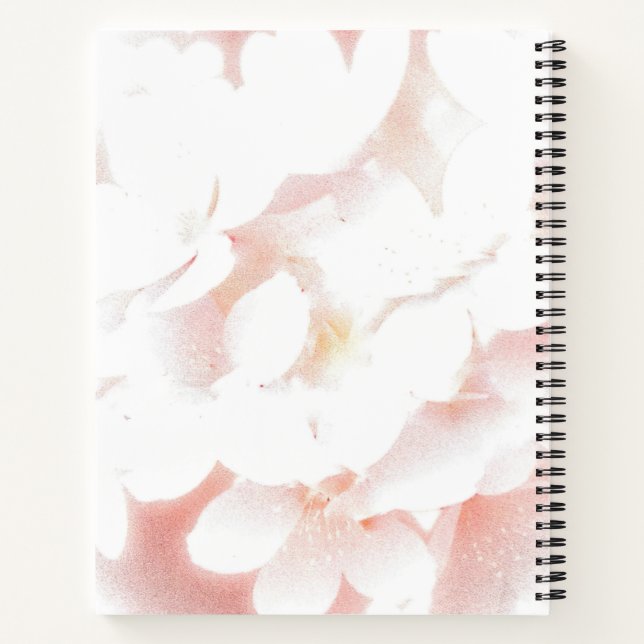 Gardening Journal 8.5" x 11" Spiral Notebook (Back)