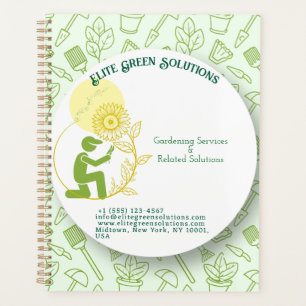Gardening & Landscaping Solutions Business Card Planner