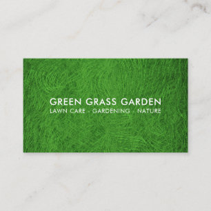 Gardening Lawn Grass Football Field Business Card