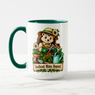 Gardening Life Hedgehog Mug