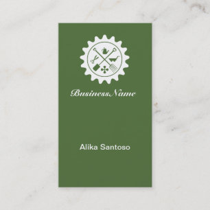 Gardening Logo Business Card