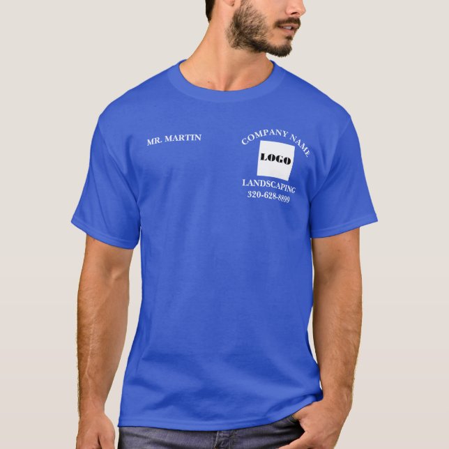 Gardening Maintenance Employee Name Company Brand T-Shirt (Front)