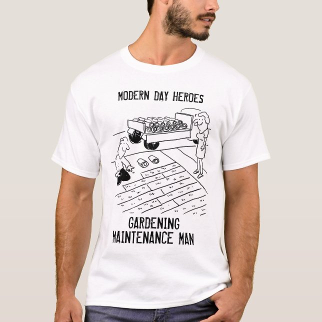 Gardening Man T-Shirt (Front)