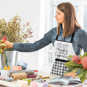 Gardening Motivational Quote Apron
