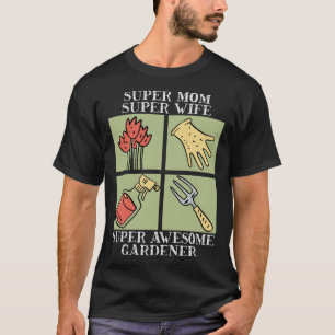 Gardening Mum Plant Gardener Succulent Mothers Da T-Shirt