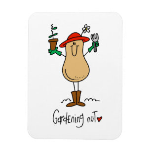 Gardening Nut T-shirts and Gifts Magnet