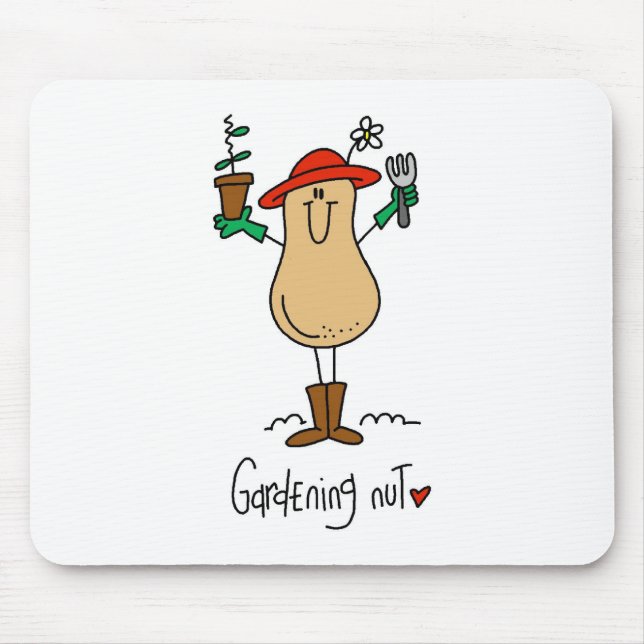 Gardening Nut T-shirts and Gifts Mouse Pad (Front)