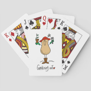 Gardening Nut T-shirts and Gifts Playing Cards