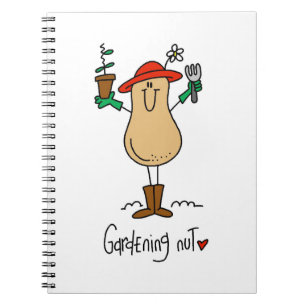 Gardening Nut T-shirts and Gifts Spiral Notebook