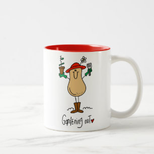 Gardening Nut T-shirts and Gifts Two-Tone Coffee Mug